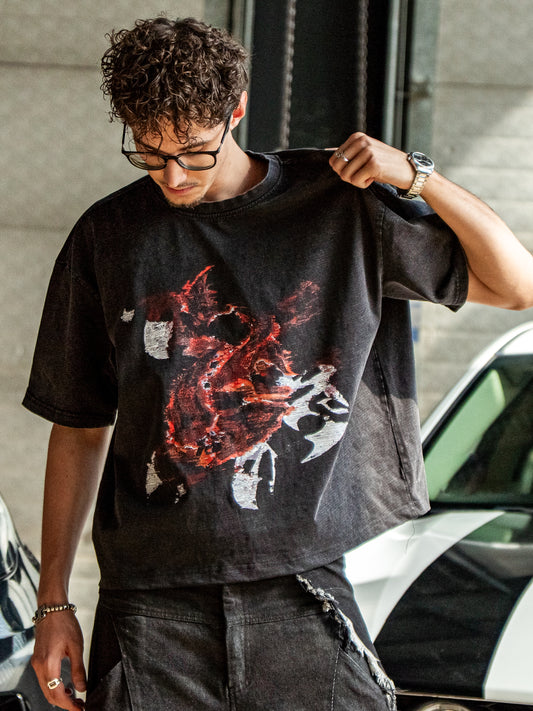 Smoke Logo Tee